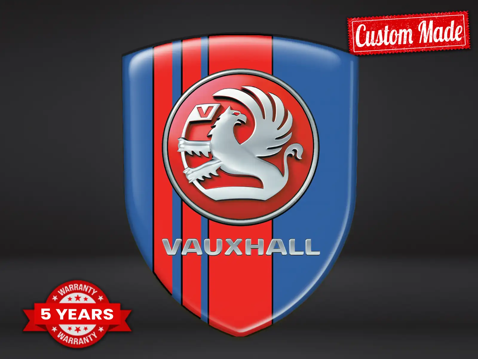 Vauxhall Custom Business Stickers Pro Max Resilient Current